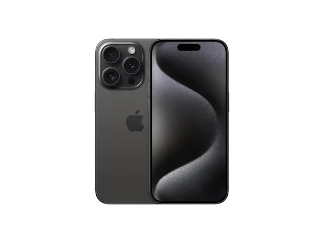 Apple iPhone 15 Pro com acabamento elegante e câmera tripla profissional