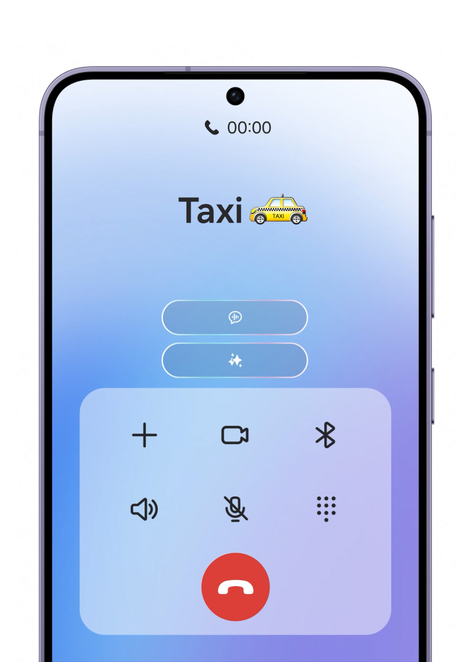 Tradução automática de chat do espanhol para o alemão no Galaxy S24.