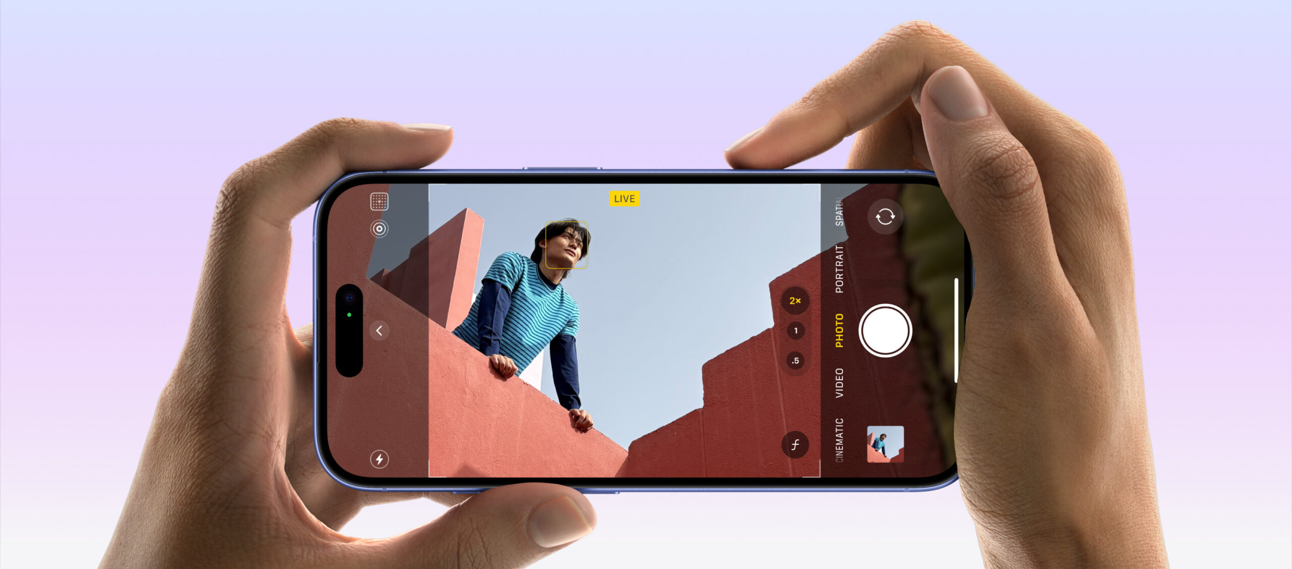 Câmera do iPhone 16 - Controles fáceis de usar para fotos profissionais