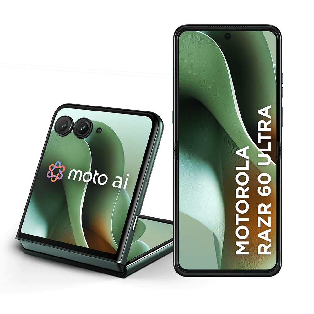 Motorola Edge 50 Ultra na cor Pantone Peach Fuzz com câmera tripla