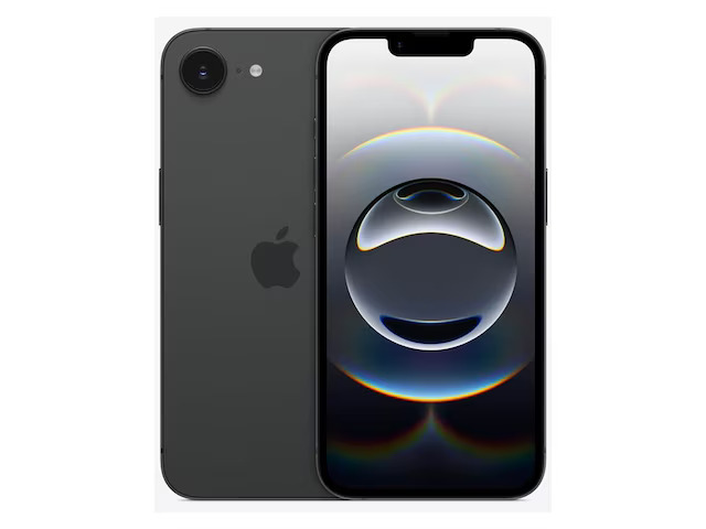 Parte traseira do Apple iPhone 16e com uma única câmera e design minimalista.